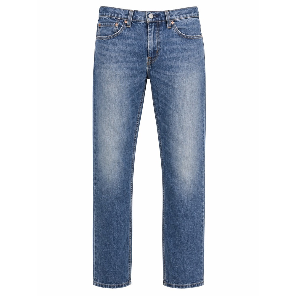 Levis 505 Jeans Men 34x32 Regular Fit Medium Wash Denim Classic Straight